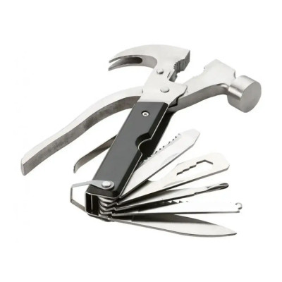 Багатофункціональний набір мультитул (Молоток, Складний ніж) Multi Hammer Tool 18 в 1