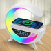 Настольная лампа, ночник 3401 RGB Rainbow с беспроводной зарядкой