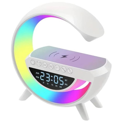 Настольная лампа, ночник 3401 RGB Rainbow с беспроводной зарядкой Настольная лампа, ночник 3401 RGB Rainbow с беспроводной зарядкой