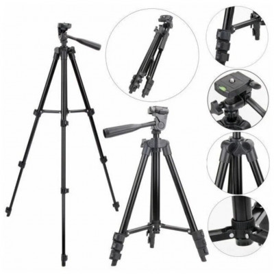 Штатив телескопический Tripod 3120 для камеры или телефона трипод Черный