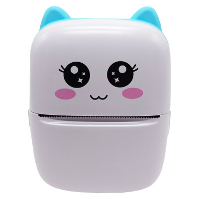 Мини принтер детский портативный USB Happy Life HPX1P термопринтер беспроводной с термопечатью +термобумага (цвет Голубой) Мини принтер детский портативный USB Happy Life HPX1P термопринтер беспроводной с термопечатью +термобумага (цвет Голубой)
