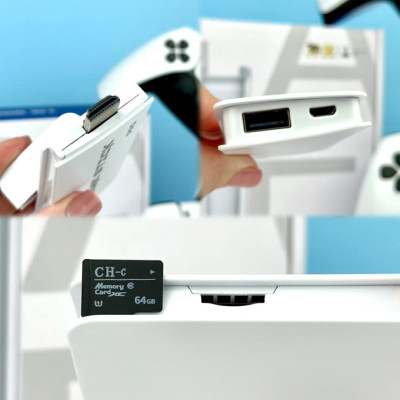 Игровая Консоль GameStick в HDMI с Беспроводными Джойстиками M15 64GB 20000 игр, Белая