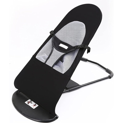 Дитяче Крісло-шезлонг Baby Recliner Chair крісло-качалка Чорний 