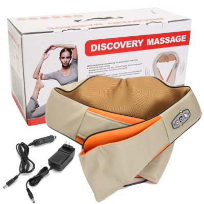 Роликовый массажер для спины и шеи massager of neck kneading Роликовый массажер для спины и шеи massager of neck kneading