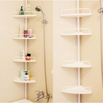 Угловая полка для ванной комнаты Multi Corner Shelf, металлическая Угловая полка для ванной комнаты Multi Corner Shelf, металлическая