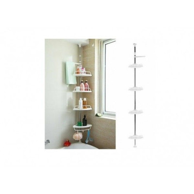 Угловая полка для ванной комнаты Multi Corner Shelf, металлическая Угловая полка для ванной комнаты Multi Corner Shelf, металлическая