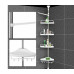 Угловая полка для ванной комнаты Multi Corner Shelf, металлическая Угловая полка для ванной комнаты Multi Corner Shelf, металлическая