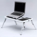 Столик складной для ноутбука E-Table универсальный Черно-Белый