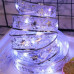 Светодиодная елочная гирлянда в виде ленты 50 Led 5 метров Christmas Decoration Белый