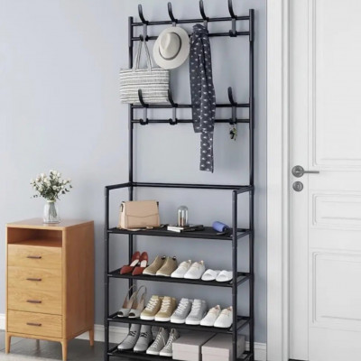Универсальная вешалка для одежды New simple floor clothes rack 5 полок 60*29.5*172см