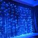  Гирлянда водопад 240 Led, 3*2 м, синяя. Переключатель режимов