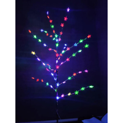 Гирлянда дерево светодиодное 72 LED на стойке 1.5 м.