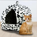Мягкая флисовая будочка для домашних животных Pet Hut 35 см х 35 см Белый
