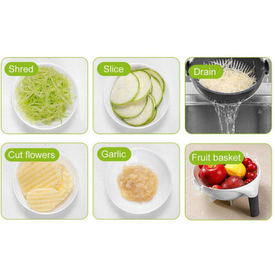 Многофункциональная овощерезка BASKET VEGETABLE CUTTER Белый Многофункциональная овощерезка BASKET VEGETABLE CUTTER Белый