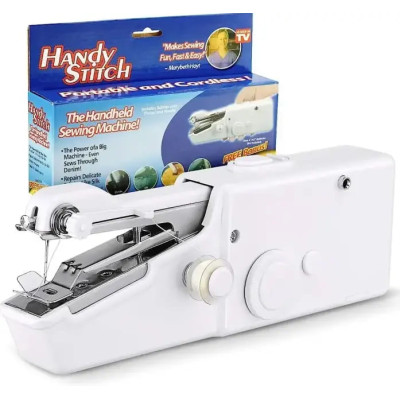 Мини ручная швейная машинка, Портативная швейная машинка Sewing Machine Handy Stitch