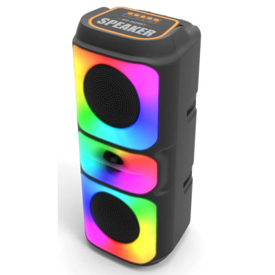 Мини чемоданчик колонка от сети и от аккумулятора с USB, SD, FM, AUX, Bluetooth, светомузыкой и ручкой 38,5см*16см*14см, 10ватт*2, MS-3629BT Мини чемоданчик колонка от сети и от аккумулятора с USB, SD, FM, AUX, Bluetooth, светомузыкой и ручкой 38,5см*16см*14см, 10ватт*2, MS-3629BT