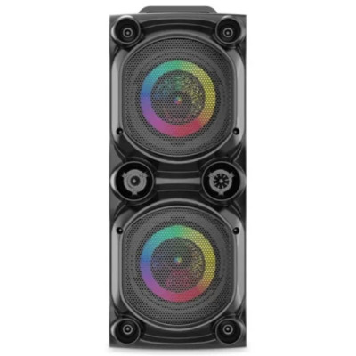 Колонка аккумуляторная с сабвуфером, проводным микрофоном, USB, SD, FM, AUX, Bluetooth, светомузыкой и ручкой 15ватт*2шт, 55см*25см*22см ZQS6226 Колонка аккумуляторная с сабвуфером, проводным микрофоном, USB, SD, FM, AUX, Bluetooth, светомузыкой и ручкой 15ватт*2шт, 55см*25см*22см ZQS6226