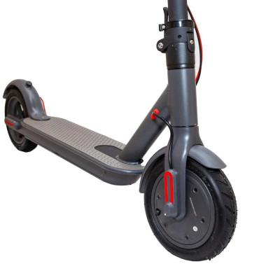 Міський електросамокат Scooter з передньою амортизацією, чорний