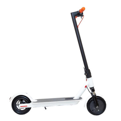 Міський електросамокат Scooter з передньою амортизацією, білий