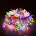 Гирлянда новогодняя 35м,  400 LED, белая проволока, мульти свет, 220V
