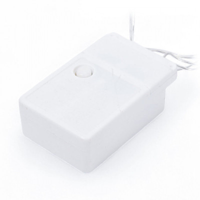 Гирлянда новогодняя 35 м, 400 LED, белая проволока, теплый белый свет, 220V