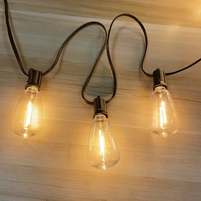 Зовнішня гірлянда 10 м, 25 LED, статичне світло, 220 В від мережі