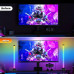 Набір 2 шт. RGB розумні LED панелі з музикою, USB підсвічування для столу, геймерське RGB підсвічування для кімнати та офісу