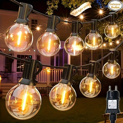 Зовнішня гірлянда 10 м, 20 LED, статичне світло, 220 В від мережі
