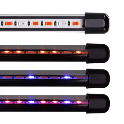 LED фітосвітильник повного спектру для рослин і розсади з таймером, 5 регульованих ламп