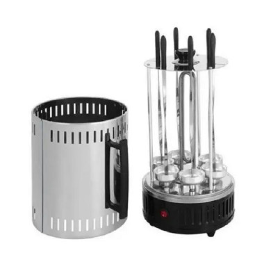 Электрошашлычница вертикальная на 6 шампуров, 1000W, Kebabs Machine / Домашняя электрическая шашлычница Электрошашлычница вертикальная на 6 шампуров, 1000W, Kebabs Machine / Домашняя электрическая шашлычница