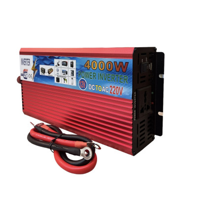 Преобразователь напряжения Power 4000 Вт 12v 220v инвертор 4000w 12в 220в DC to AC