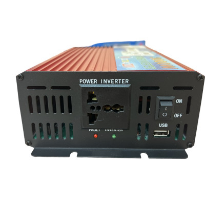 Преобразователь напряжения Power 4000 Вт 12v 220v инвертор 4000w 12в 220в DC to AC