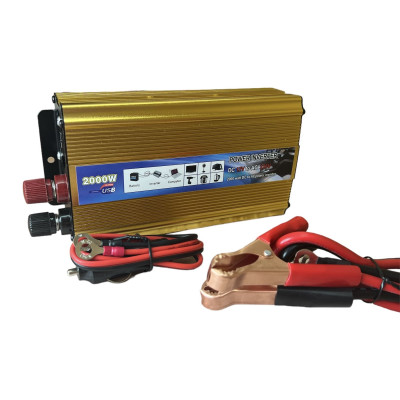 Преобразователь напряжения Power 2000 Вт 12v 220v инвертор 2000w 12в 220в DC to AC