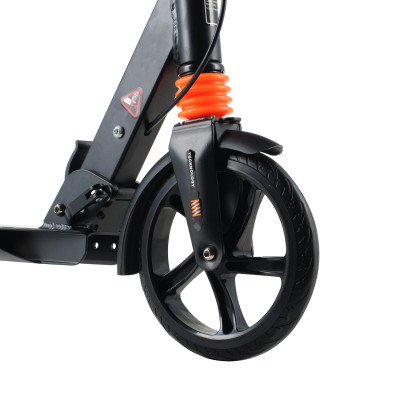 Самокат детский Urban Scooter колеса 200мм PU с ручным тормозом Черный 10+