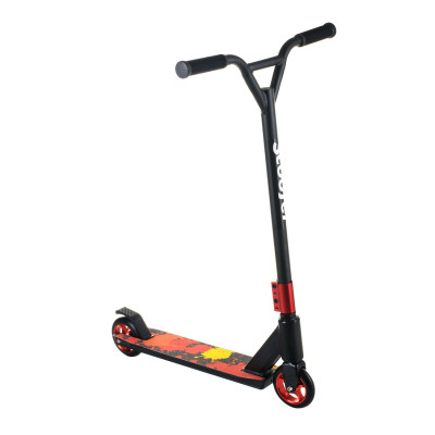 Трюковой самокат Scooter,колеса 110 мм PU алюминий 6+ Красный  (Уценка- без родной коробки) 