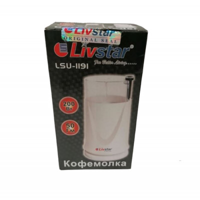 Кофемолка электрическая Livstar Lsu-1191 200 Вт Кофемолка электрическая Livstar Lsu-1191 200 Вт
