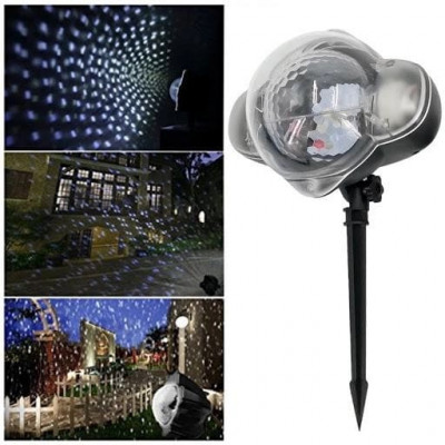 Цветной лазерный  проекто Snow flower Lamp