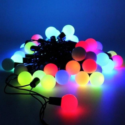 Гірлянда 5 метрів RGB 28 кульок