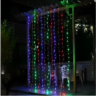Гирлянда УЛИЧНЫЙ ВОДОПАД 480 LED,прозрачный провод/3*2/Мультик