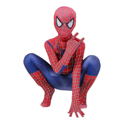 Костюм  Спайдер Мен Человек Паук Spider Man Комбинезон + Балаклава 100-130 см
