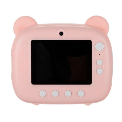 Детский фотоаппарат мгновенной печати Diy instant Digital Camera Розовый
