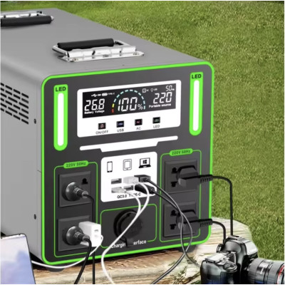Портативная электростанция 1500W/1500Wh 120 Ah Smart Sine Wave T1500